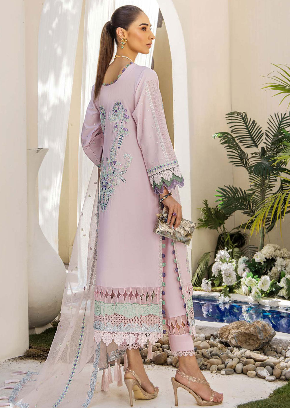 EA-EE-5520-R - Readymade - Embroidered Lawn Collection 2024 - Memsaab Online