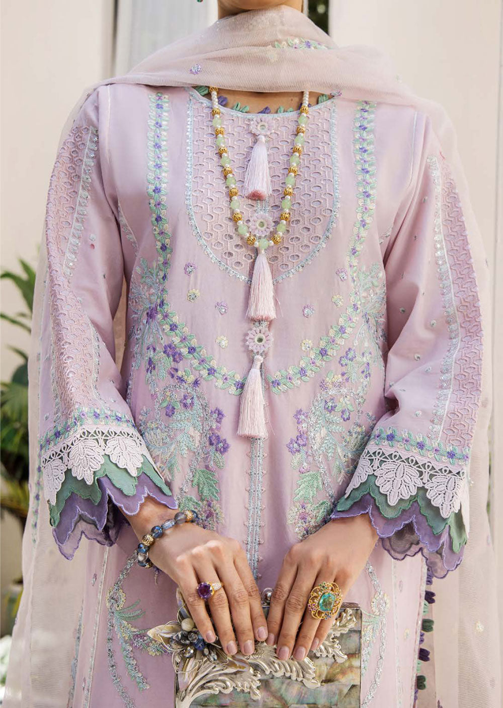 EA-EE-5520-R - Readymade - Embroidered Lawn Collection 2024 - Memsaab Online