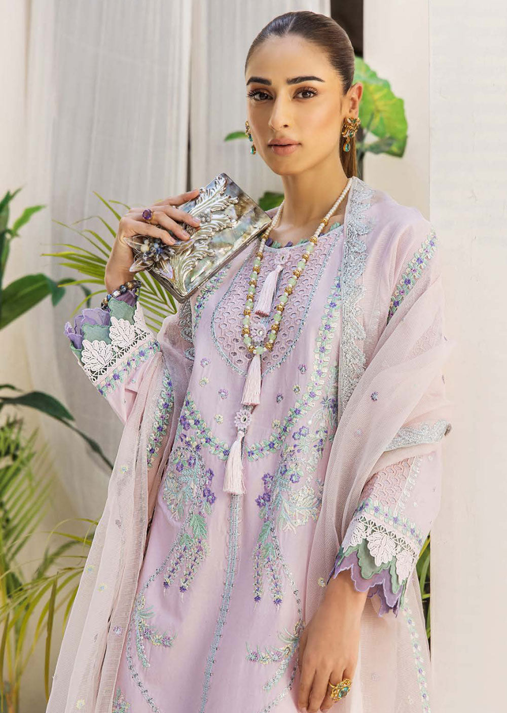 EA-EE-5520-R - Readymade - Embroidered Lawn Collection 2024 - Memsaab Online