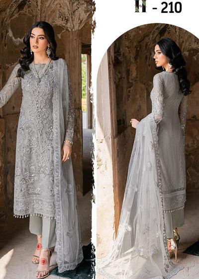 H-210 - Unstitched - Luxury Wedding Collection by Ramsha Vol 02 2023 - Memsaab Online