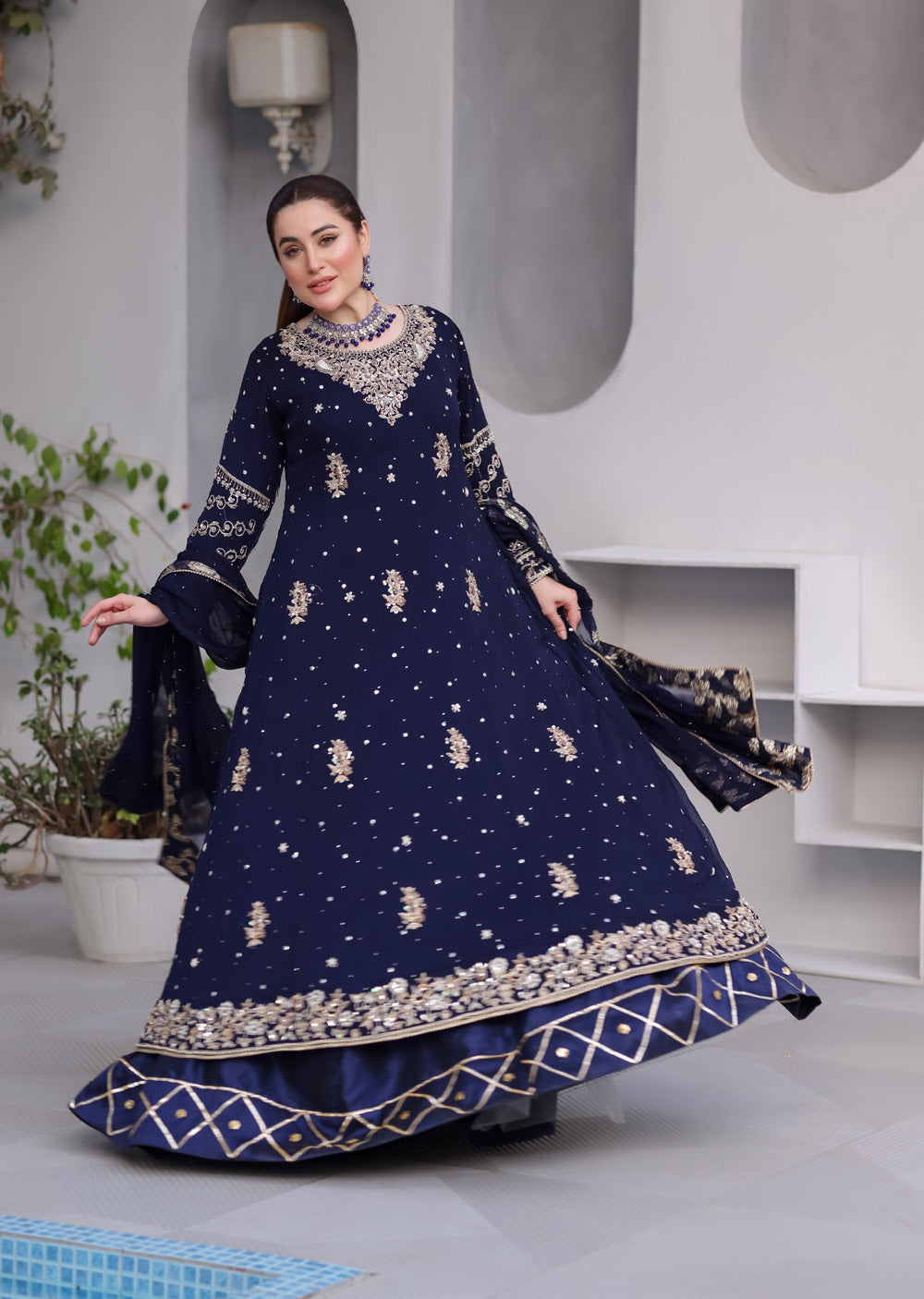 SRB3241- TABASSUM - Sehrish B Design 2025 - Memsaab Online