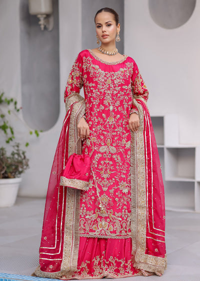 SRB1407 Le Roux - Wedding Sharara Dress - Memsaab Online