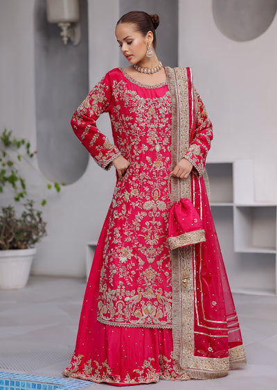 SRB1407 Le Roux - Wedding Sharara Dress - Memsaab Online