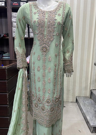 Shaz1801 - Readymade - Chiffon - Mummy n Me Outfit - Memsaab Online