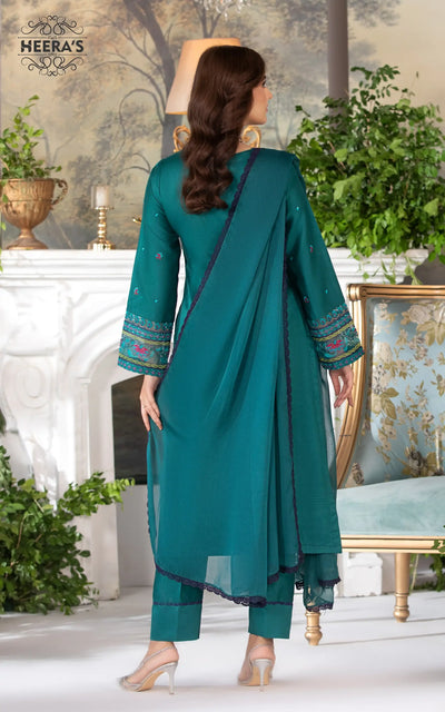 HSS-334- Readymade Heeras Suit - Memsaab Online