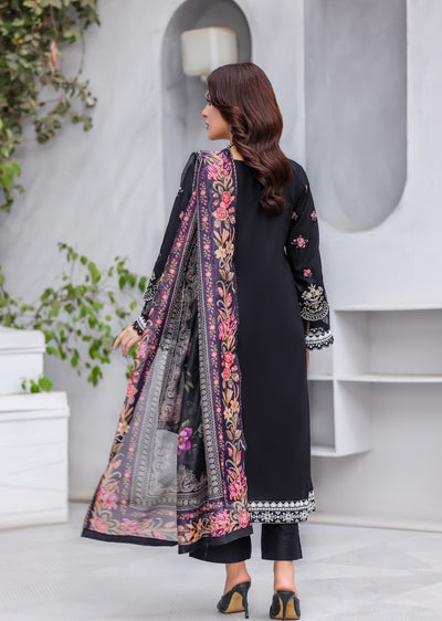 ATR-1136-Black- Sehrish B Lux Cotton - Memsaab Online