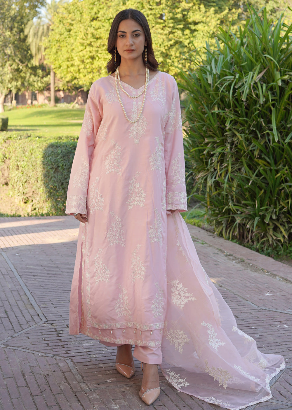 HK283 - Resha - Mummy N Me Double Layer Suit - Memsaab Online