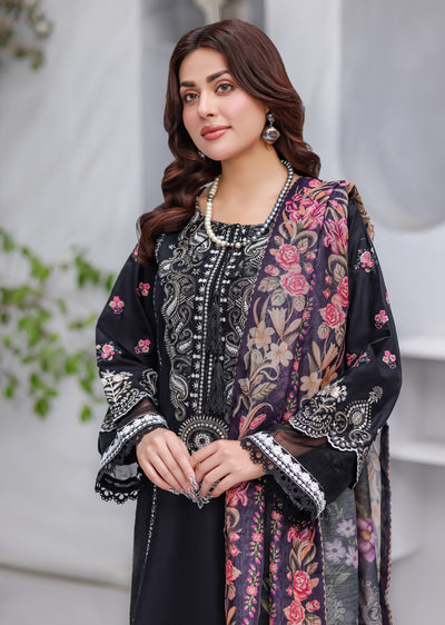 ATR-1136-Black- Sehrish B Lux Cotton - Memsaab Online