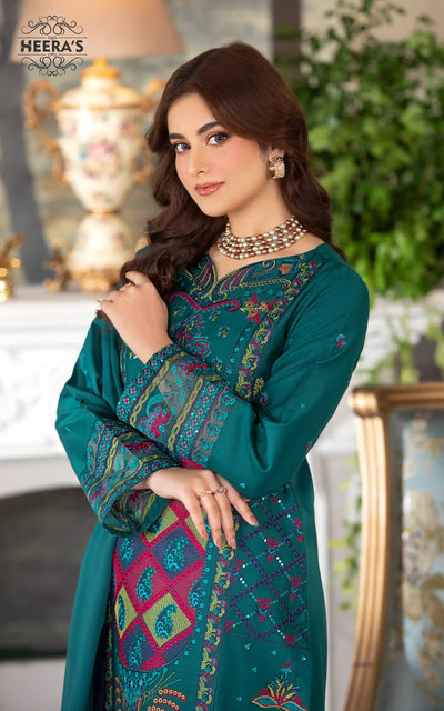 HSS-334- Readymade Heeras Suit - Memsaab Online