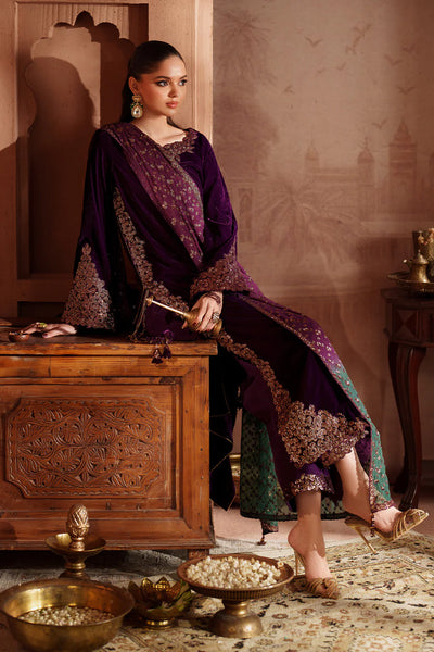IV-57 Readymade Iznik Embroidered Velvet Edition 2025 - Memsaab Online