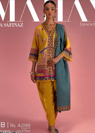 MZNR-22-B - Readymade - Mahay Summer Collection by Sana Safinaz 2023 - Memsaab Online