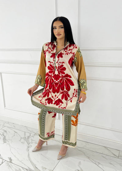 RBY-117-Readymade - Silk Suit 2025 - Memsaab Online