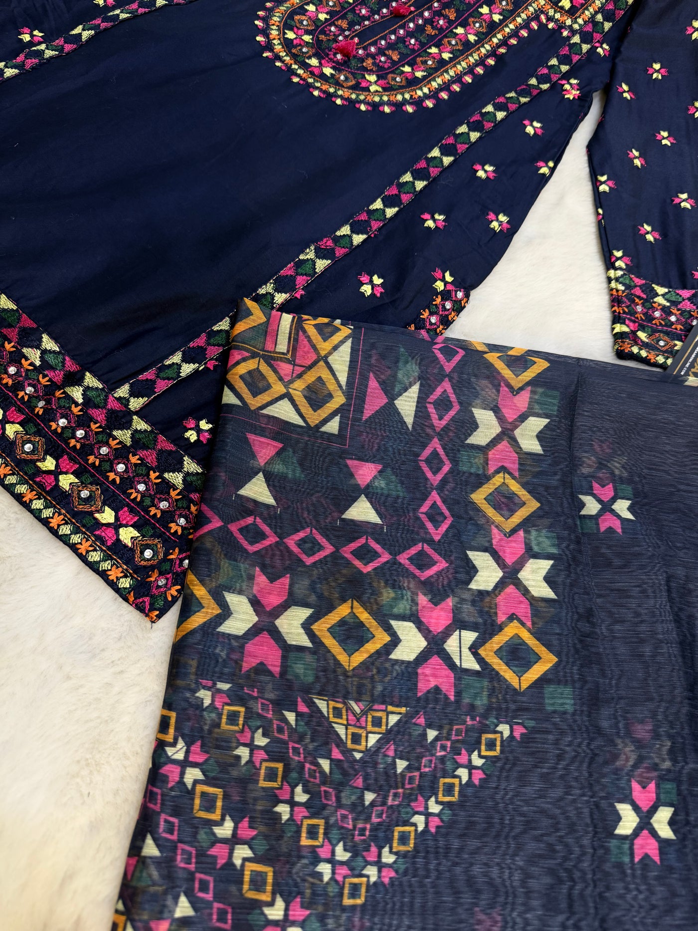 HK321 - Readymade Cotton Outfit 2025 - Memsaab Online