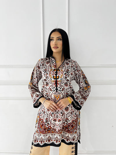 RBY-112-Readymade - Silk Suit 2025 - Memsaab Online