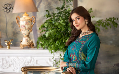 HSS-334- Readymade Heeras Suit - Memsaab Online