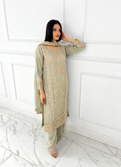 Shaz1844 - Readymade - Chiffon - Mummy n Me Outfit - Memsaab Online
