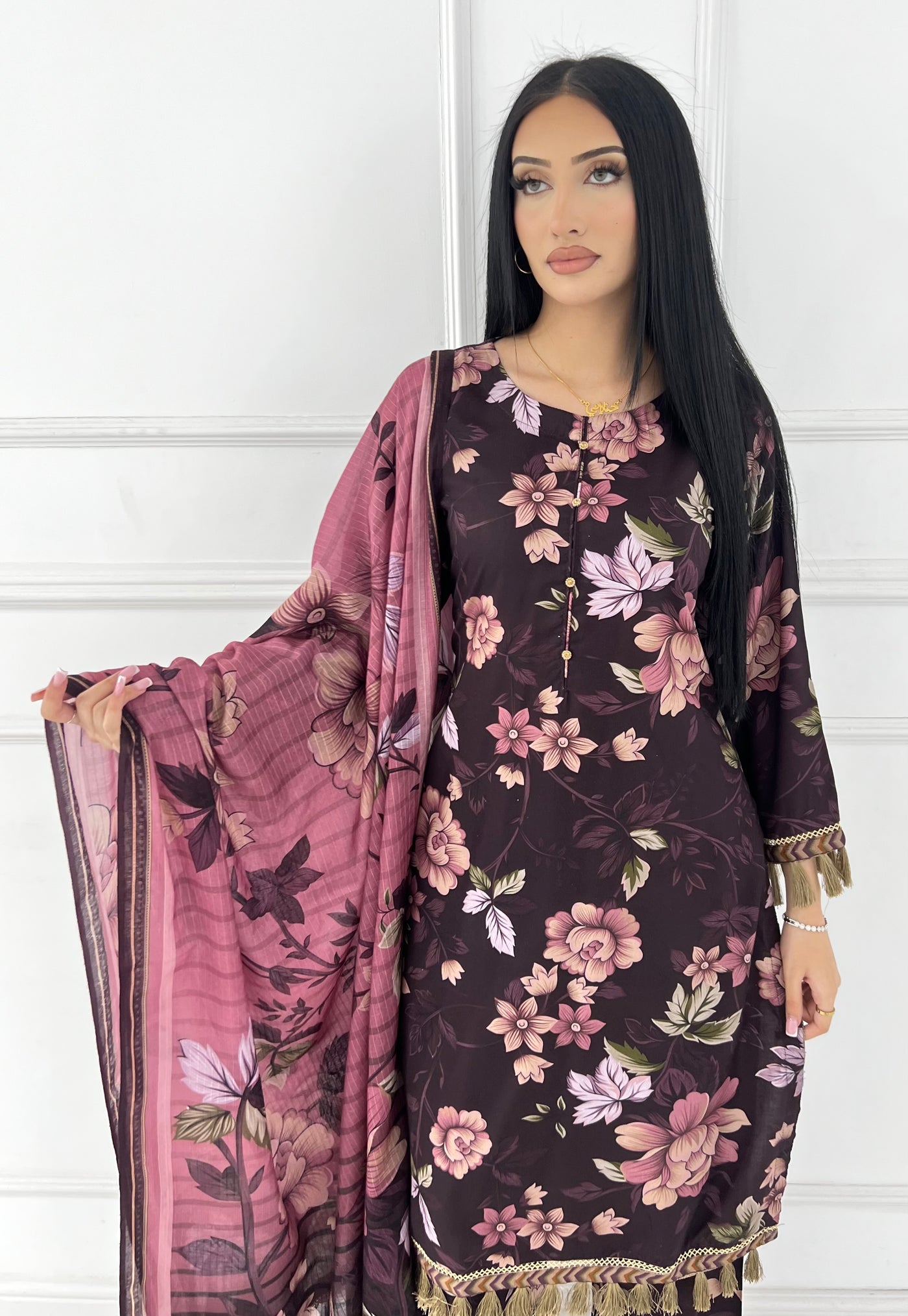 BUT-128- Readymade linen Printed suit 2025 - Memsaab Online