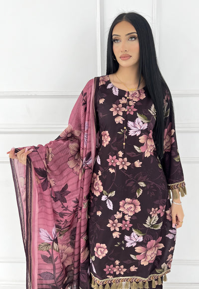 BUT-128- Readymade linen Printed suit 2025 - Memsaab Online