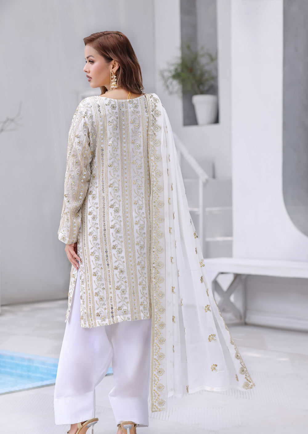 HK328 - Readymade chiffon Outfit 2025 - Memsaab Online