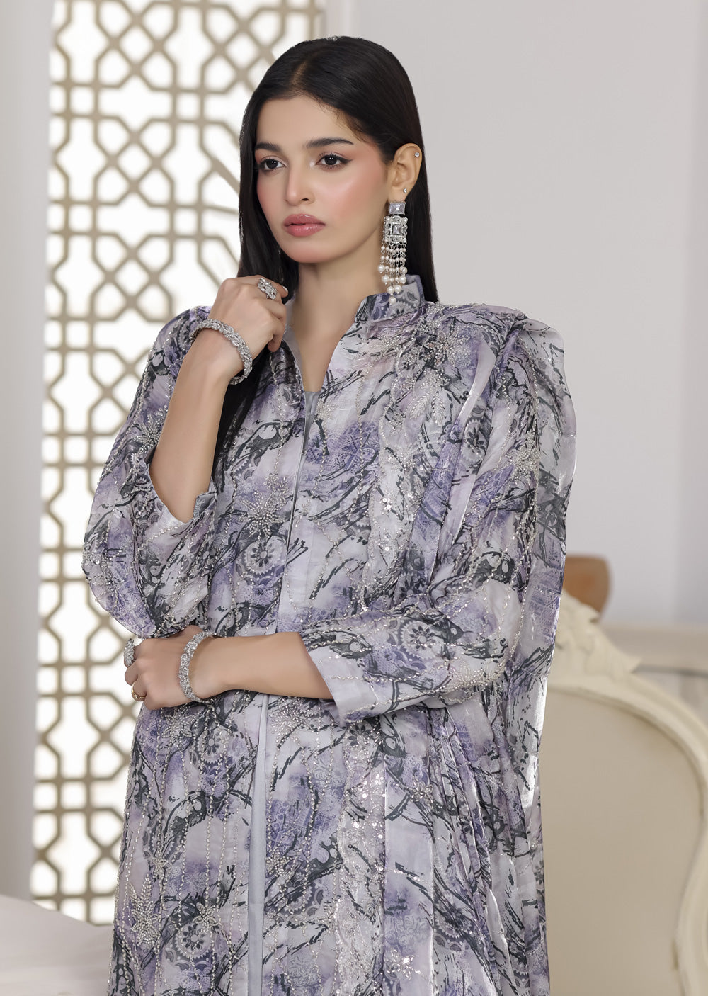 ASB-13 - Readymade Cut Dana Jacket Suit - Memsaab Online