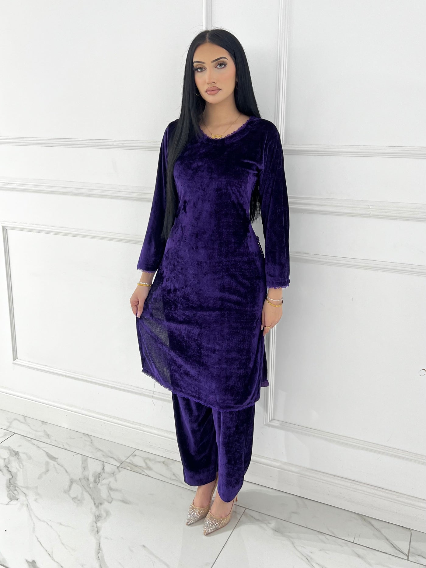 BPH-208 - Readymade Velvet Suit 2 Piece