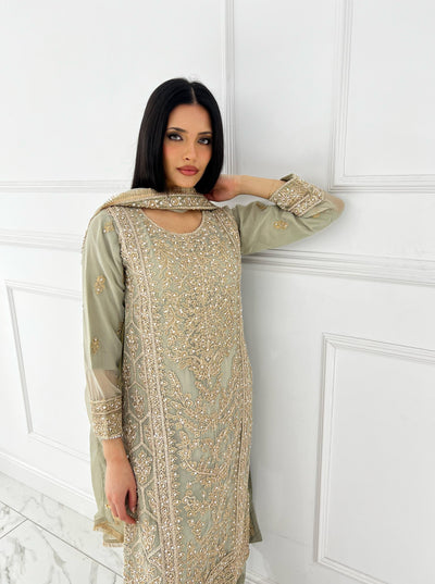 Shaz1844 - Readymade - Chiffon - Mummy n Me Outfit - Memsaab Online