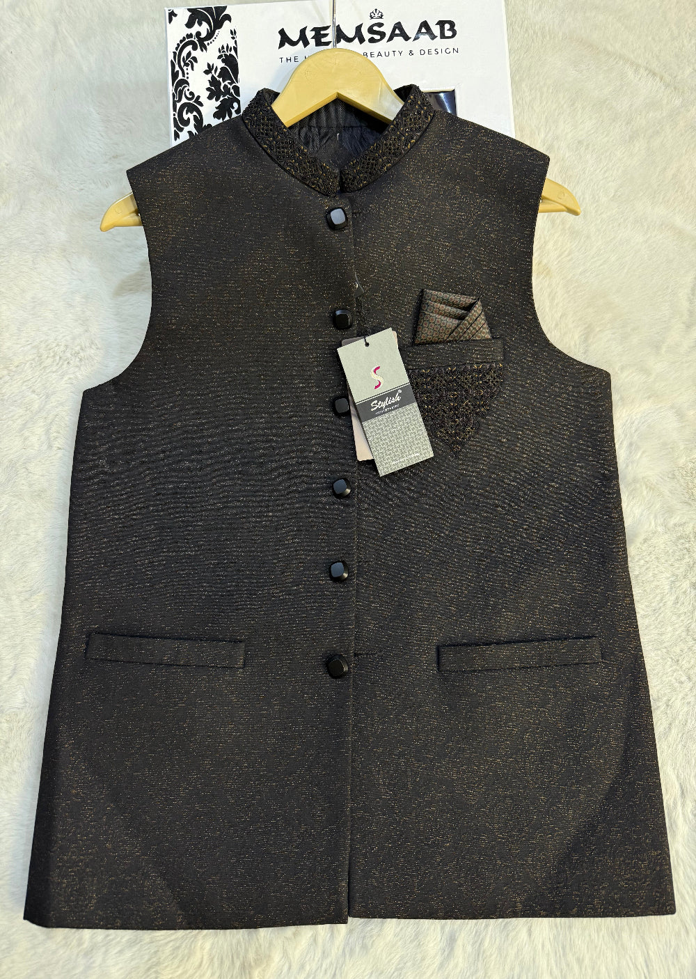 W-2690 - Handwork Waistcoat - Memsaab Online