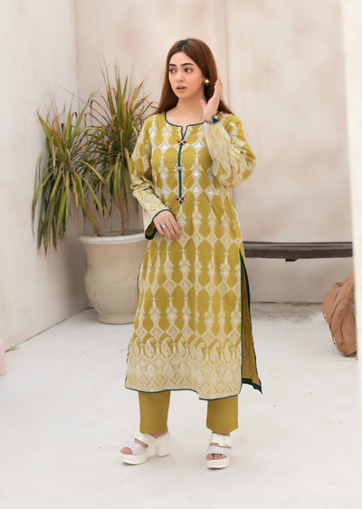 HSS-363- Readymade IVORY ROYALE Heeras Suit - Memsaab Online