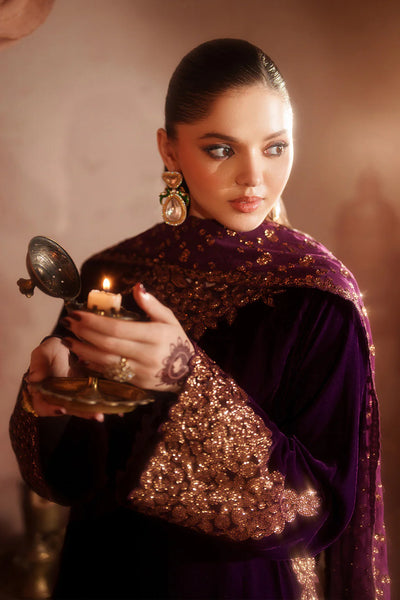 IV-57 Readymade Iznik Embroidered Velvet Edition 2025 - Memsaab Online