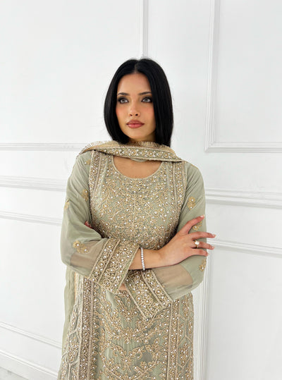 Shaz1844 - Readymade - Chiffon - Mummy n Me Outfit - Memsaab Online