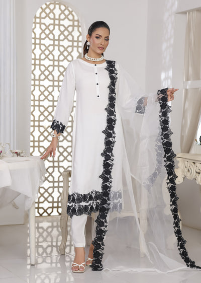 HK329 - Readymade China stone linen Outfit 2025 - Memsaab Online