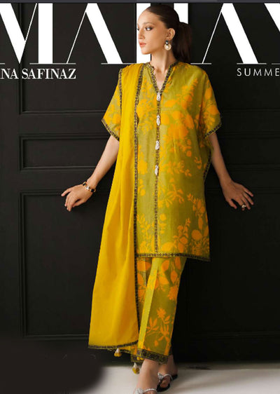 MZNR-26-B - Readymade - Mahay Summer Collection by Sana Safinaz 2023 - Memsaab Online