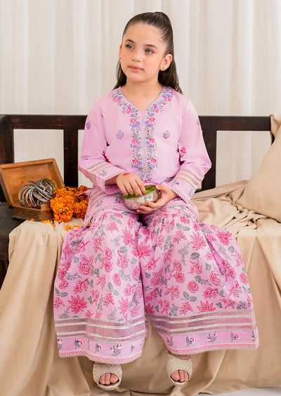 Flamingo - Readymade Kids Suit by Garnet 2024 - Memsaab Online