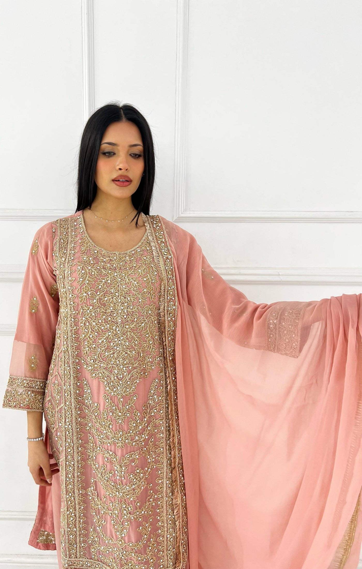 Shaz1844 - Readymade - Chiffon - Mummy n Me Outfit - Memsaab Online