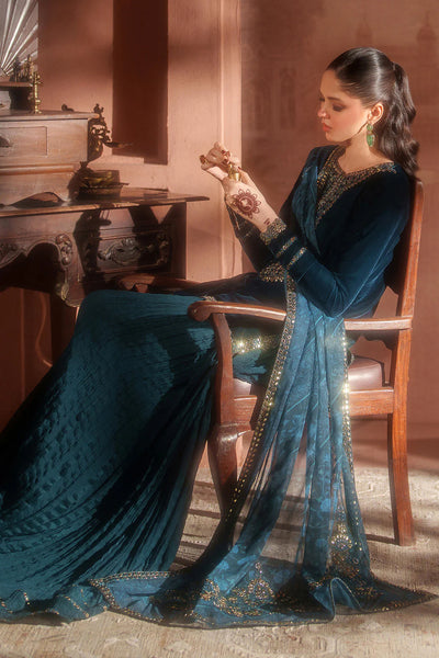 IV-64 Readymade Iznik Embroidered Velvet Edition 2025 - Memsaab Online