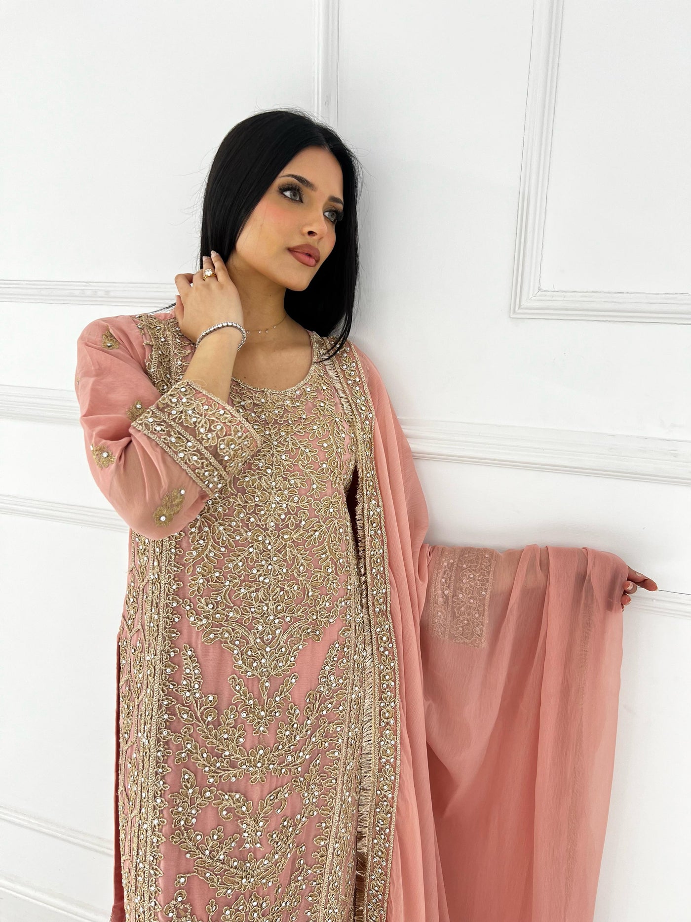 Shaz1844 - Readymade - Chiffon - Mummy n Me Outfit - Memsaab Online