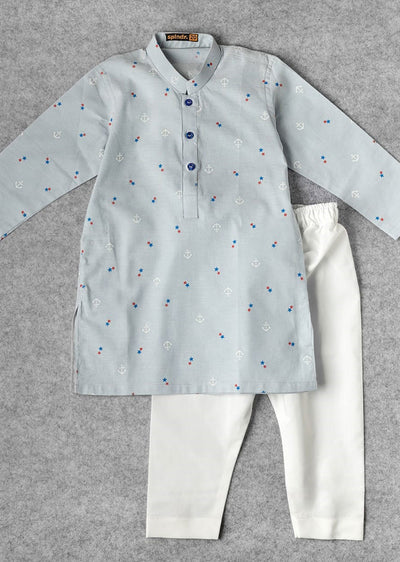 SPL1023 Readymade Cotton Boys Kurta Pajama - Memsaab Online