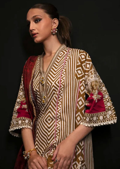 MZN-29-A - Unstitched - Mahay Summer Collection by Sana Safinaz 2023 - Memsaab Online