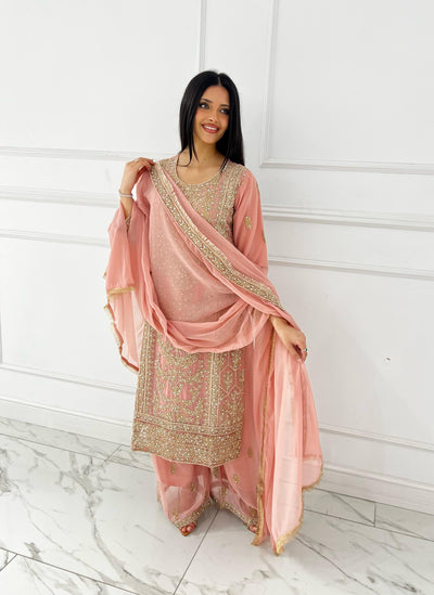 Shaz1844 - Readymade - Chiffon - Mummy n Me Outfit - Memsaab Online