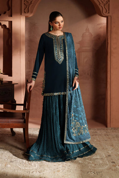 IV-64 Readymade Iznik Embroidered Velvet Edition 2025 - Memsaab Online