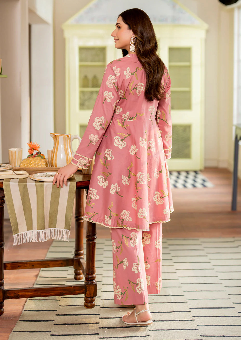 TANIYA- Readymade 3 Piece Cotton Suit - Memsaab Online