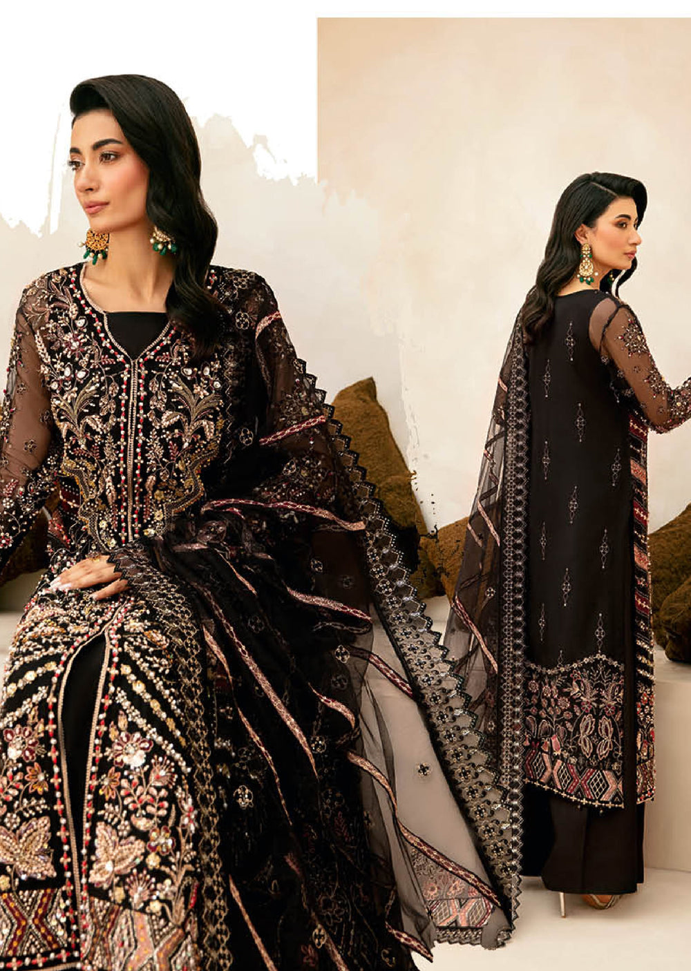 HA-402 - Unstitched - Ramsha Luxury Wedding Collection Vol 04 2024 - Memsaab Online