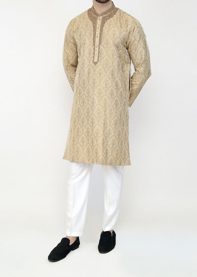 KRT-02 - Readymade - Mens Kurta Trouser Set - Memsaab Online