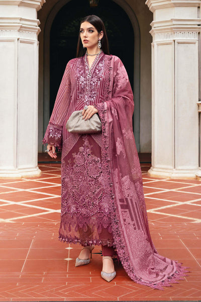 WL-1304- Maria b Embroidered Organza Suit 2025 - Memsaab Online