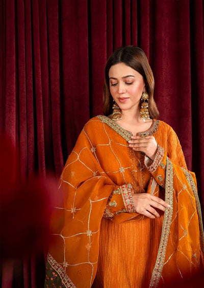 MARW-1609- Dark Mastered- Readymade Wedding Wear Outfit - Memsaab Online