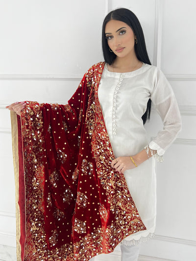 RBY-133- New Luxury Velvet Shawl 2025