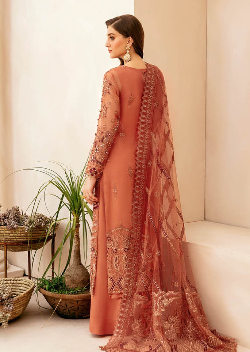 HB-402 - Unstitched - Ramsha Luxury Wedding Collection Vol 04 2024 - Memsaab Online