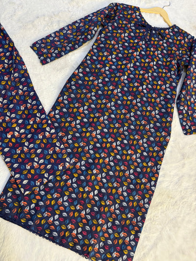 SLMN-14 Readymade Khaddar Co-ord - Memsaab Online