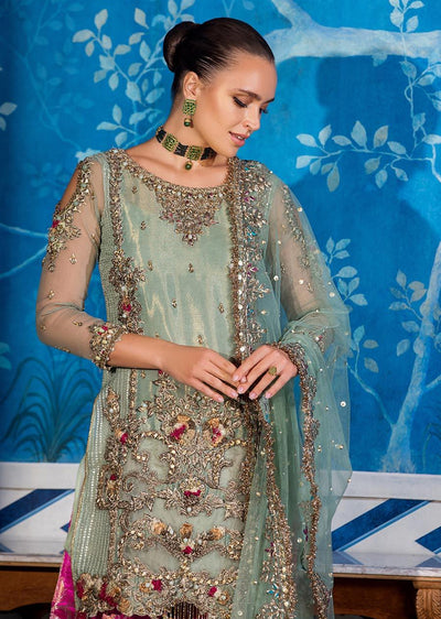 P-268 - Turquoise - Readymade - Khuda Baksh Ouftit - Memsaab Online