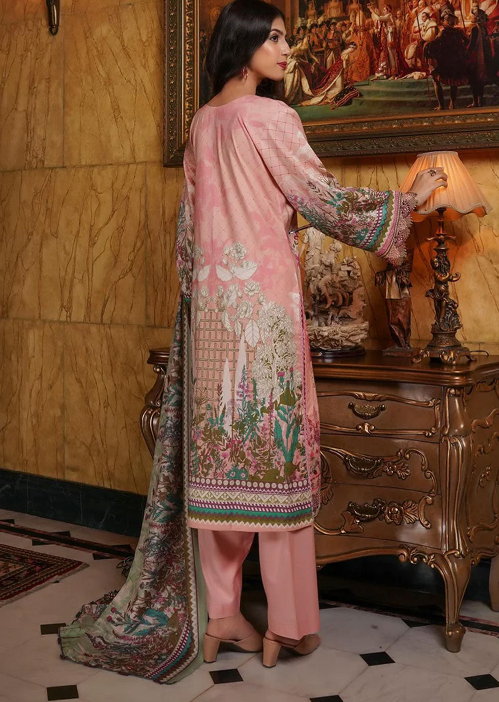 MS-TR-02 - Readymade - Munira Khubsurat Dhanak Collection 2024 - Memsaab Online